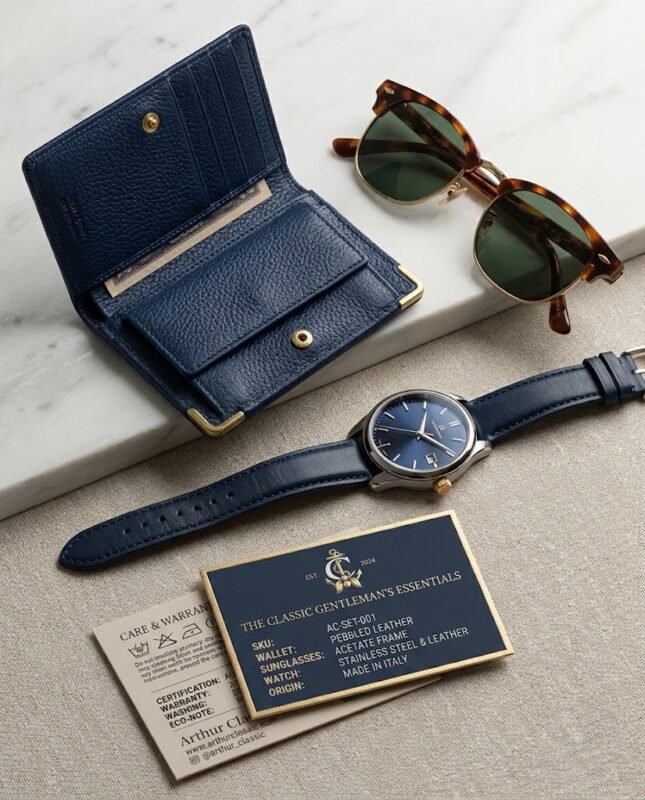 Fashion accessories including sunglasses, wallet and watch at MRL Bazaar