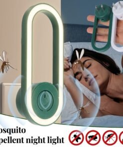 Ultrasonic Mosquito Repellent & Night Light plug-in electric mosquito killer device for home use