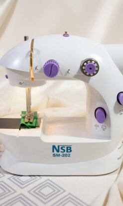 Mini Sewing Machine NSB SM-202 ABS portable electric sewing machine for home sewing and clothes repair