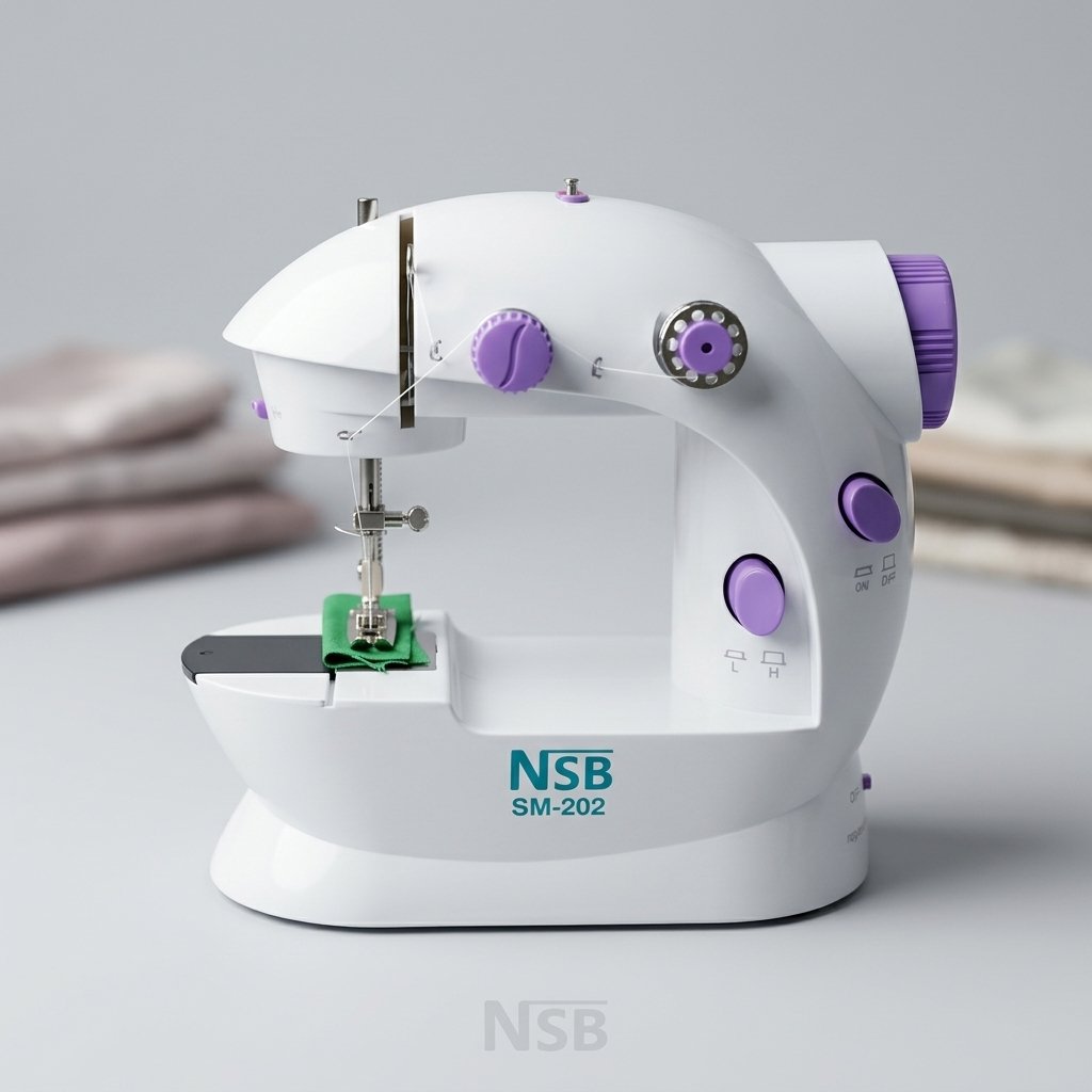 Mini Sewing Machine NSB SM-202 ABS Portable Electric Sewing Machine - Image 3