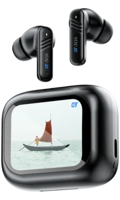 Alternative view of ET-N10 ANC Wireless Earbuds with Digital Display – Bluetooth 5.4 Noise Cancelling Earbuds