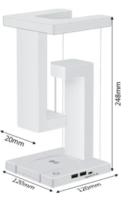 ET Wireless Charging Desk Lamp with LED Light
